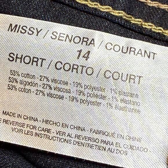 Womens Code Bleu Size 14 Short Womens Chelsea Classic Straight Jeans Dark Wash - Picture 6 of 6